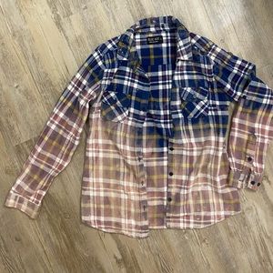 Bleached flannel